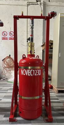 Qualità  40L Enclosed Flooding Novec 1230 Fire Suppression System Without Pollution For Storage Room Fabbrica