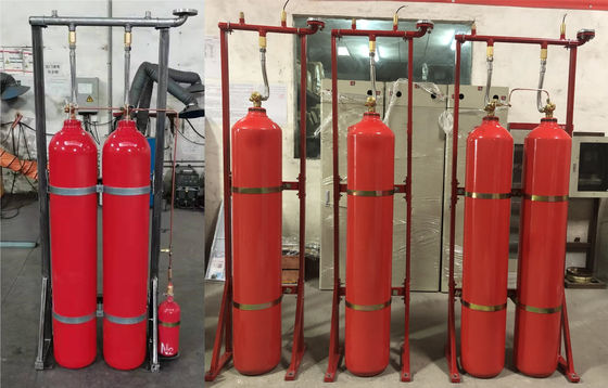 Qualità  70Ltr Carbon Dioxide Fire Extinguishing Systems CO2 Automatic Fire Extinguisher 5.7MPa Fabbrica