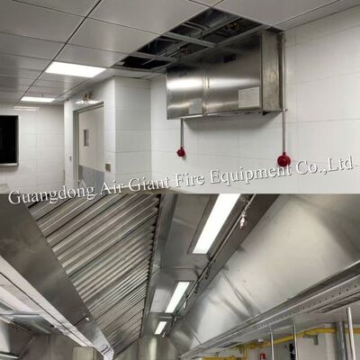 Qualità  Double Bottles Automatic Protection Restaurant Hood Fire Suppression System For Hotel Fire Fight Fabbrica