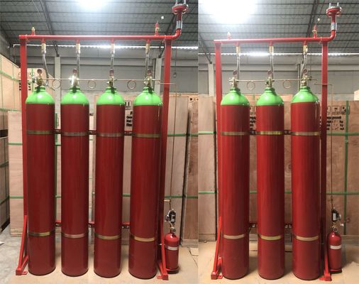 Sistema di protezione antincendio di soppressione del gas inerte dell'azoto IG100 80Ltr