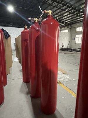 Bombola a gas di CO2 del sistema di estinzione di CO2 70Ltr nella stanza della batteria