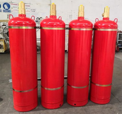 Sistema automatico di soppressione del fuoco a cilindro FM 200 senza residui in biblioteca