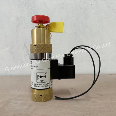 Attuatore solenoide installato su cilindro Non corrosivo NOVEC 1230 sistema di soppressione del fuoco