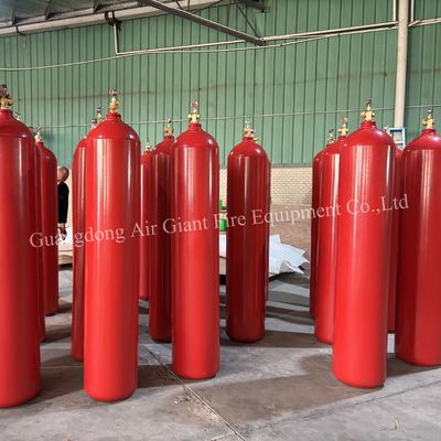 Sistema di soppressione del fuoco a gas inerte IG55 di argonite personalizzato