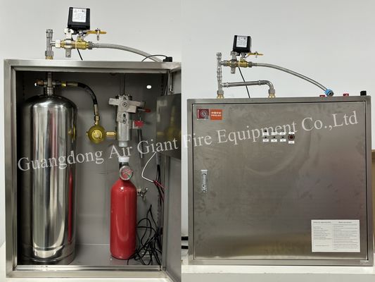 Apparecchiature per estinguere incendi per cucina a induzione elettromagnetica completamente automatiche
