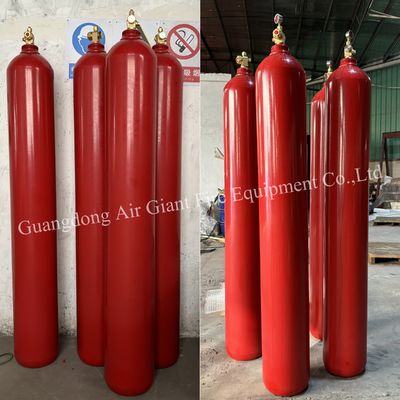 GUANGZHOU Factory Of Inert Gas Argon IG55 IG100 IG541 cilindro del sistema di estinzione incendi